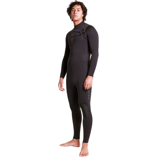 2026 XCEL Mens Comp + 3/2mm Chest Zip Wetsuit MN32CPC4 - Black